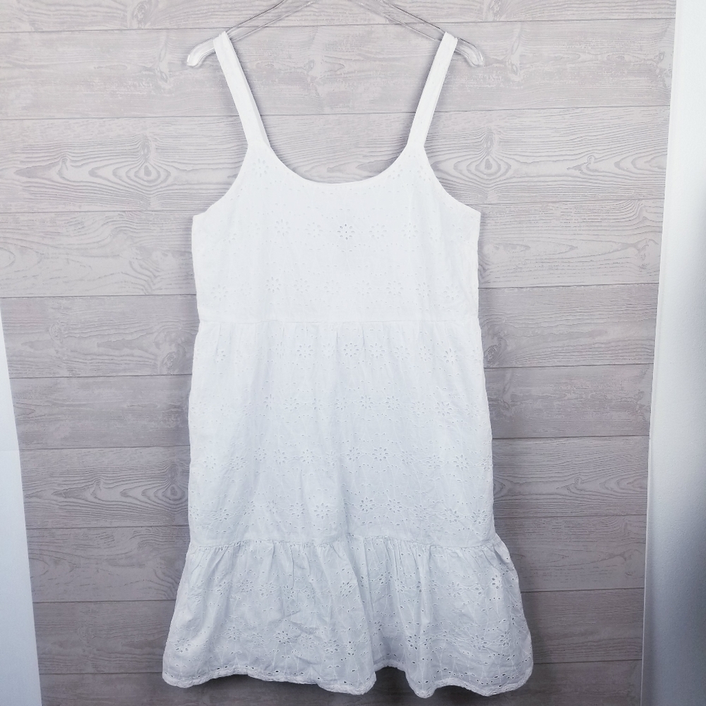 Lucky Brand White Eyelet Dress NWT